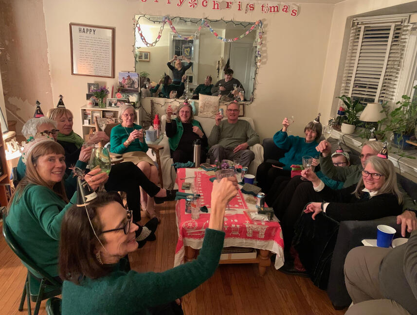 Celebrating 70 years with family